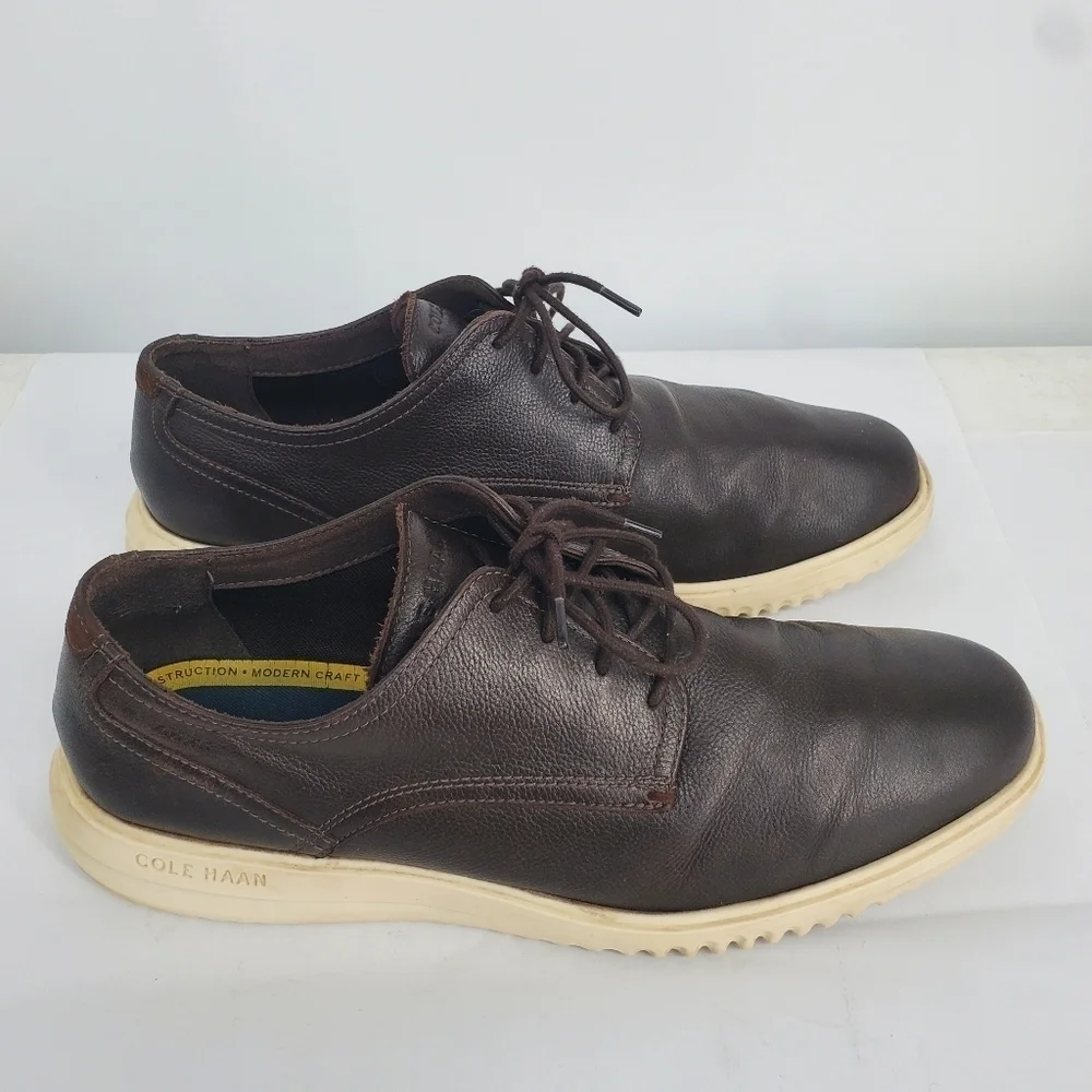 Cole Haan Shoe  Men's 12 M Grand+ Plain Toe Oxford Golf C36982